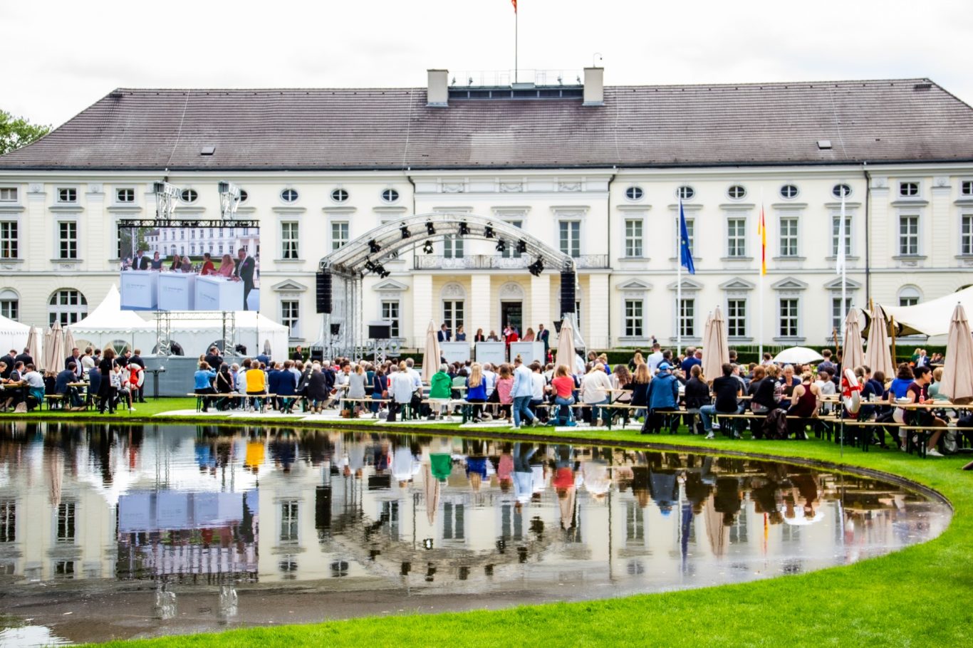 Woche der Umwelt 2024 Schloss Bellevue SFB Mikroplastik