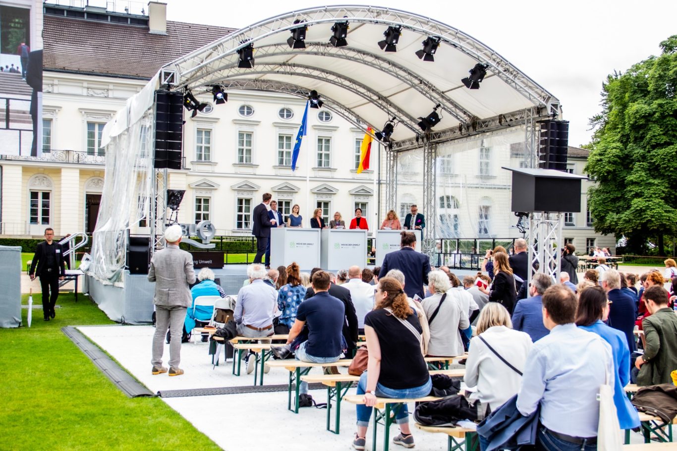 Woche der Umwelt 2024 Schloss Bellevue SFB Mikroplastik