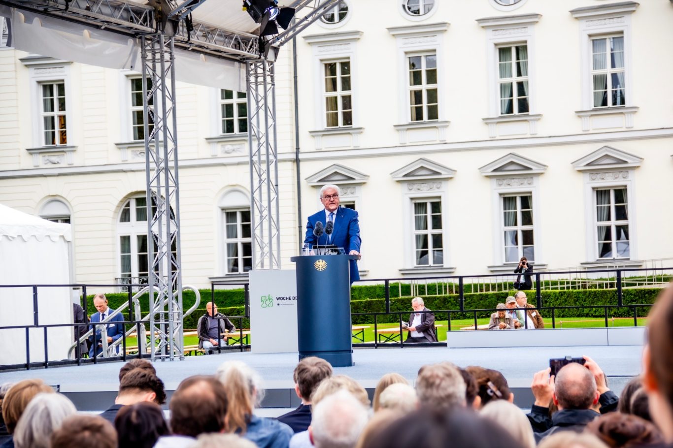 Woche der Umwelt 2024 Schloss Bellevue SFB Mikroplastik